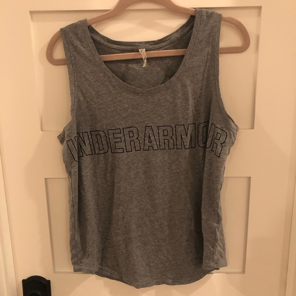 Under Armour gray tank top